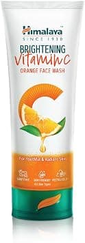 Himalaya Since 1930 Brightening Vitamin C Orange Face Wash – 100ml | Radiance & Glow for Dull Skin - Best Deal Finder