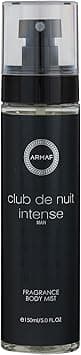 Armaf Club De Nuit Intense Man Perfume Body Mist For Men 150ml Black, Body Spray, Body Mists - Amazon.ae Price Tracker