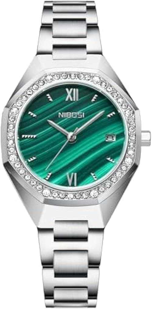 NIBOSI Women's Watch Analog Rose Gold Dial Quartz Watches for Women Fashion Minimalism Waterproof Stainless Steel Casual Wrist Watch for Ladies Birthday Gift on Amazon.ae - Price Tracker