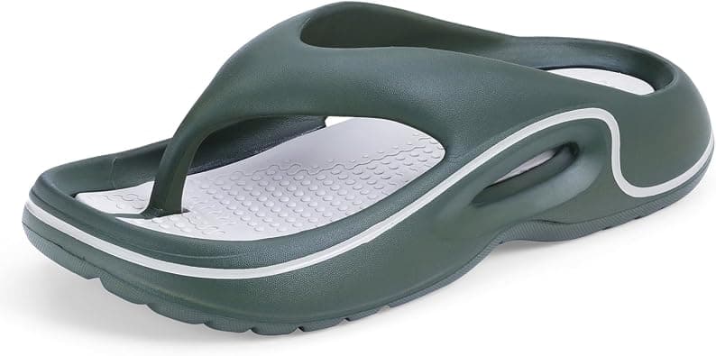 DOCTOR EXTRA SOFT Men's Premium Slippers with Soft Acupressure Foot Massager for Adult | Comfortable & Light Weight| Stylish & Anti-Skid | Casual Waterproof & Everyday Flip Flops for Gents/Boys D-544 on Amazon.ae - Price Tracker