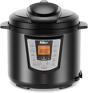 Feller Germany 1000W 6L Electric Pressure Cooker, 12-in-1 Multicooker, Dupont 2X Non-Stick Detachable Pot, 9 Safety Levels, Delay Timer, Steamer, PC165, 2Y Guarantee-UAE Version (Platinum) on Amazon.ae - Price Tracker