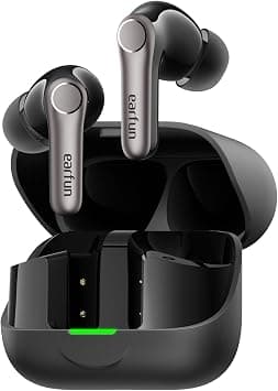 EarFun Air Pro 4+ Adaptive Noise Cancelling Wireless Earbuds, Qualcomm aptX Lossless, Dual Drivers, Translation Earbuds, Snapdragon Sound, 6 Mics AI Clear Calls, Hi-Res Sound, LDAC, Bluetooth 6.0, 54H on Amazon.ae - Price Tracker