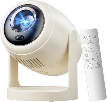 AOC Mini Projector with WiFi6 and BT 5.0,Portable Projector 4K Support & HD 720P, 230 ANSI Auto Keystone Correction,Android 12.0,360° Rotatable Projectors,8000+ Apps,40-250 Screen Video Projectors على Amazon.ae - متتبع الأسعار