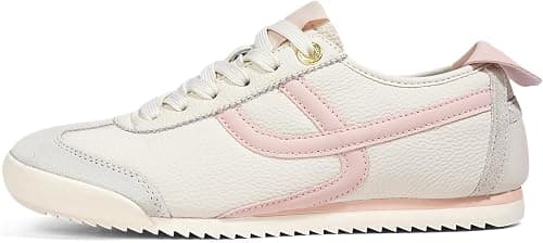 LUCKY STEP Women's Retro Fashion Sneakers Thin Sole Casual Walking Lightweight Tennis Trainers Running Gym Workout Classic Comfortable Athletic Shoes on Amazon.ae - Price Tracker