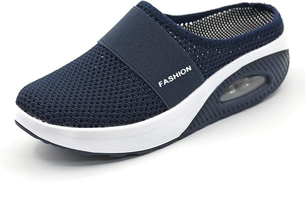 Diabetic Air-Cushion Slip-On Walking Shoes, Orthopedic Diabetic Slippers, with Arch-Support for Women - Amazon.ae Price Tracker
