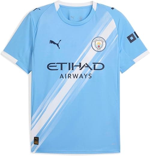 Puma Mens MCFC Home Jersey Replica Team Light Blue T-Shirt على Amazon.ae - متتبع الأسعار