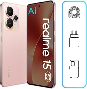 realme 15 5G AI Dual SIM| Sony AI Camera| Al Edit Genie| 6500mAh battery| 144Hz AMOLED Display|12GB RAM 256GB Silk Pink- Middle East Version on Amazon.ae - Price Tracker
