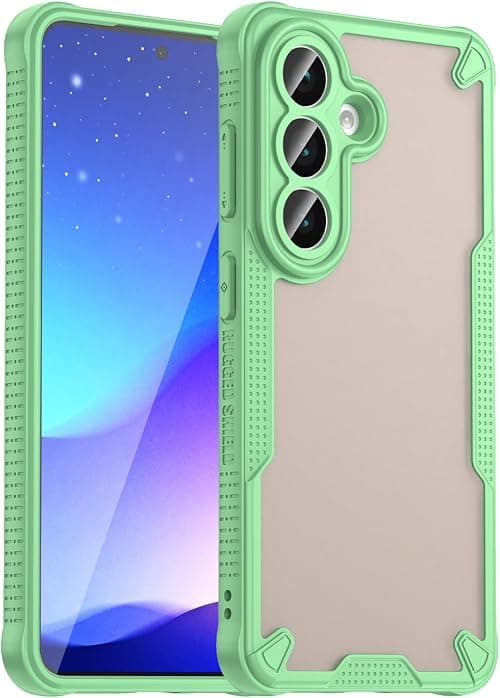 Cover Compatible with Samsung Galaxy A17 / M17 / F17 Phone Case【Lens Camera Protection Shockproof 2 in 1 PC backplane + TPU】Green على Amazon.ae - متتبع الأسعار