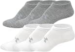 Under Armour UA Training Women's No-Show Socks, Medium Size, 6 Pairs - Best Deal Finder