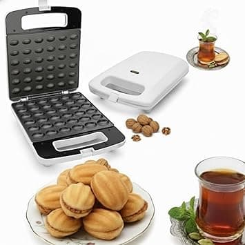 36PCS Nutty Maker,1400W Double Side Heating, Non-Stick Electric Nut, Walnut, Cake & Biscuits Maker, Mini Nut Breakfast Machine, Baking Tool for Home Kitchen" on Amazon.ae - Price Tracker