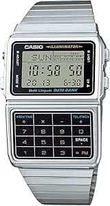 Casio Men's Silver Tone 25 Memory Calculator Databank Watch on Amazon.ae - Price Tracker