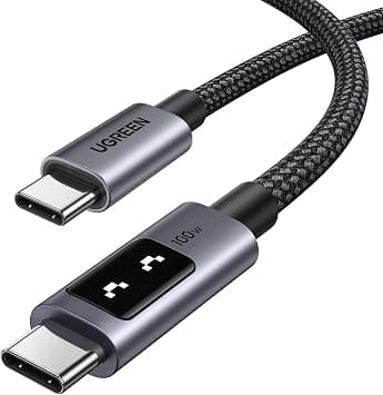 UGREEN UNO USB C Cable 2M, 100W Fast Charging Type C to Type C Cable | Youthful Fun Design, Uno Emoji,100W Laptop & Phones Fast Charging,Innovative design,Durable nylon braided usb c cable على Amazon.ae - متتبع الأسعار