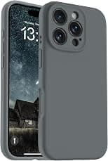 OTOFLY Magnetic for iPhone 16 Pro Max Case,Compatible with Magsafe,Classic Liquid Silicone Mobile Phone Case,Integrated Camera Control Button,Anti-Scratch Microfiber Lining, Charcoal Gray - Best Deal Finder