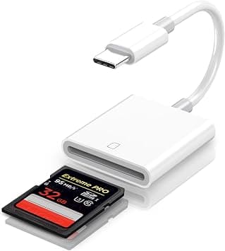 Criello USB C SD Card Reader, USB 3.0 High Speed to SD Card Adapter for iPhone 15 Pro Max, Type C Camera Adapter Trail Viewer for iPhone 15/ iPad MacBook/Air iMac/Samsung Galaxy Android على Amazon.ae - متتبع الأسعار