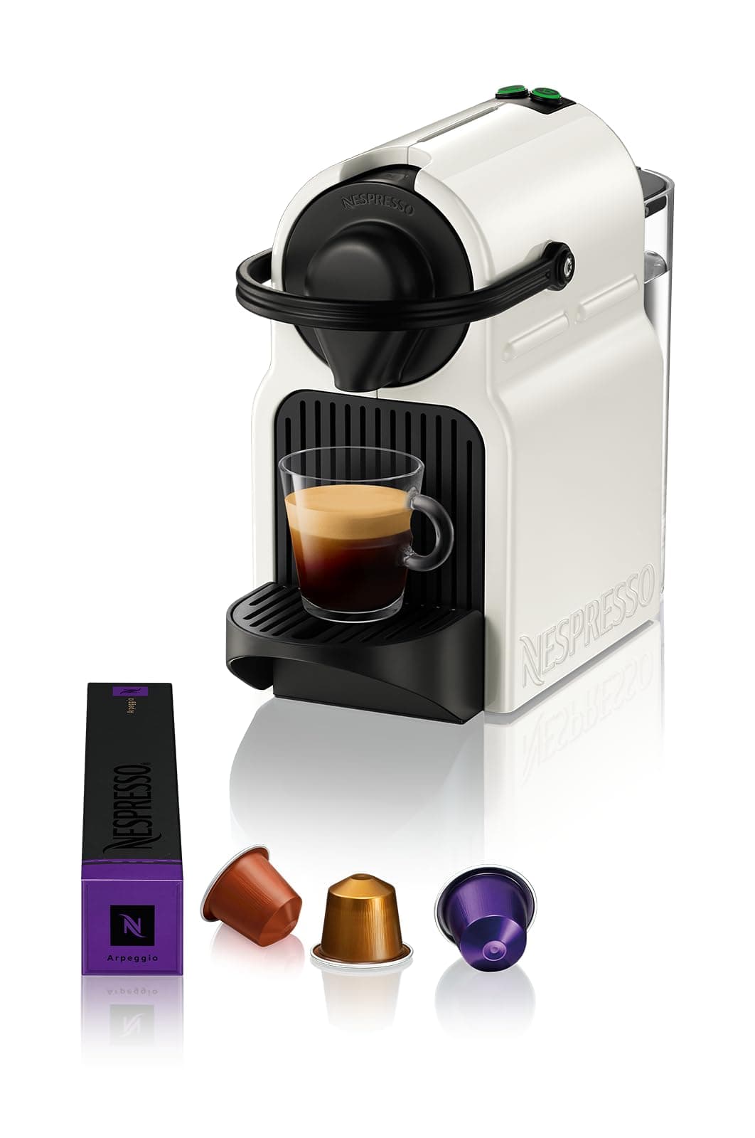 Nespresso Inissia coffee machine by Nespresso, White - UAE Version on Amazon.ae - Price Tracker