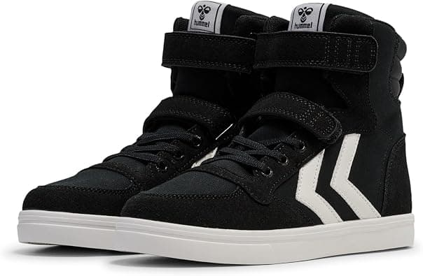 hummel Unisex Kid's Slimmer Stadil High Jr Hi-Top Trainers على Amazon.ae - متتبع الأسعار