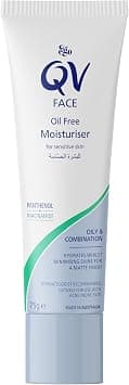 QV Face Oil-Free Moisturiser 75g - Lightweight Hydration for Oily & Combination Skin, Non-Greasy, Dermatologist Tested - Best Deal Finder