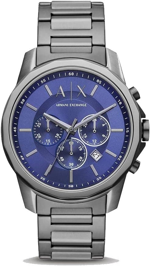 Armani Exchange Watch for Men, Chronograph movement, at least 50% Recycled Stainless Steel Watch with a 44mm case size on Amazon.ae - Price Tracker