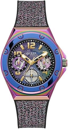 GUESS Women's 40mm Watch - Multi-Color Strap Multi Dial Iridescent Case on Amazon.ae - Price Tracker