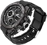 AIMES Men's Watches Outdoor Sports Waterproof Military Watch Tactical Digital Analog Wrist Watch Date Multi Function Led Large Face Alarm Stopwatch for Man - Best Deal Finder