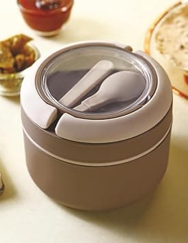 Ganesh Cresta Food Insulated Airtight Leak-Proof Lunch Box for Office, School, Picnic - Color May Vary على Amazon.ae - متتبع الأسعار