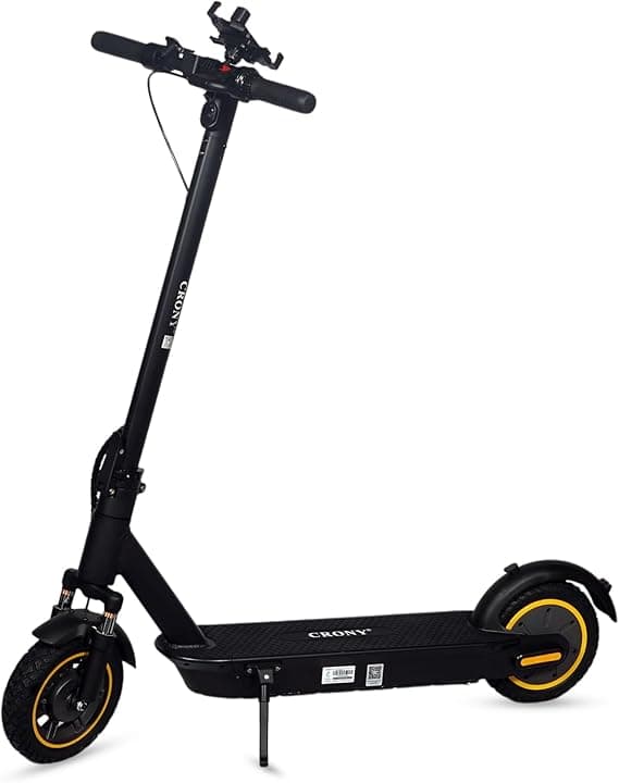 CRONY XM Max Electric Scooter, 35-55KM/H Speed & Off-Road Tires, Delivers Long Range and 120KG Max Load. Front Suspension, LCD Display, Phone Holder, App Control, and 7-Colors LED Base Lighting on Amazon.ae - Price Tracker