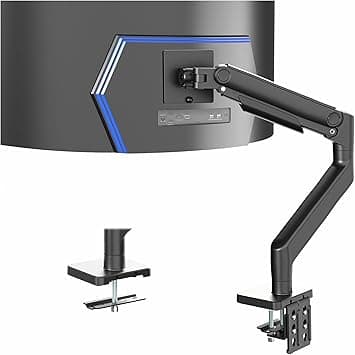 VIVO Heavy Duty Aluminum Ultrawide Monitor Tension Arm for up to 49 inch Screens, Holds 44 lbs, Premium Desk Mount Stand Designed for Samsung Odyssey G9 and More, Black, STAND-V101V - Amazon.ae Price Tracker