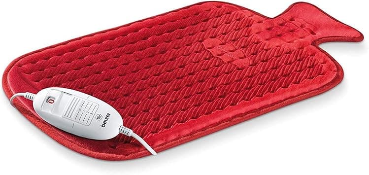 Beurer HK44UK Heat Pad | Soft and cosy electric heat pad | Rapid warm-up function | 3 electronically regulated temperature settings | Machine-washable | The NEW-AGE hot water bottle - Best Deal Finder