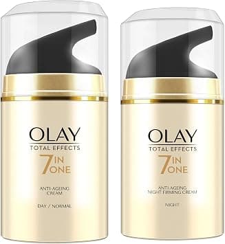 Olay Total Effects 7 in 1 Anti-Ageing Face Moisturizer for Women, Vitamin B3 & E, 50g | Hydrates, Evens Skin Tone & Reduces Fine Lines (50g, combo) - Best Deal Finder
