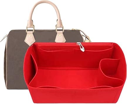 Lckaey Purse Inserts for Speedy 20 Organizer, Monogram Bag, Handbag Protector, Tote Bag & Handbag Organizer, 1083 Red on Amazon.ae - Price Tracker