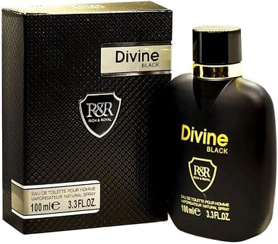 R&R Divine Black Eau De Toilette Pour Homme, 100ml على Amazon.ae - متتبع الأسعار