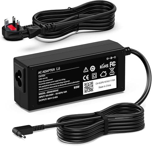 65W Laptop Charger Compatible with Acer Swift 1 3 5 SF314-51 SF314-52 SF314-42 SF315-41 SF114-32 SF114-34 Chromebook 11 13 14 15 CB3 CB5 CB3-132 CB5-571 Power Adapter على Amazon.ae - متتبع الأسعار