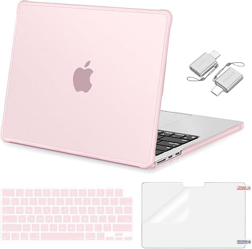 MOSISO Compatible with MacBook Air 13 inch Case M5 M4 M3 M2, Pink on Amazon.ae - Price Tracker