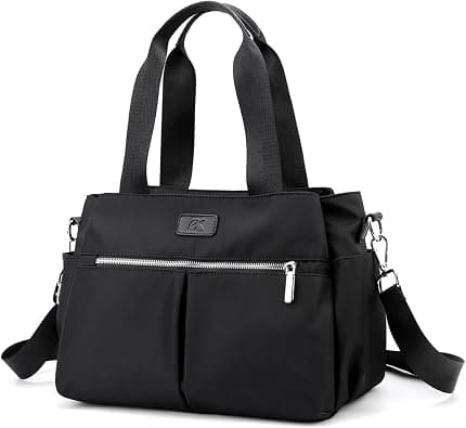 Hobo Handbags Light Nylon Crossbody Bag for Women, Multi Compartment Tote Purse Bags - Best Deal Finder
