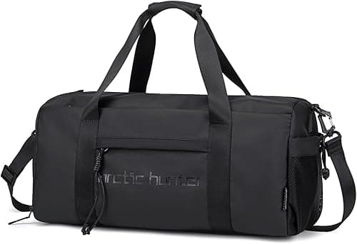 Arctic Hunter Gym Bags for Men Travel Duffle Bag 28L Polyester Sports Bag with Shoes Compartment Detachable Shoulder Strap Duffle Bag for Travel/Gym/Sport/Training with Dry Wet Separated Pocket,Black on Amazon.ae - Price Tracker
