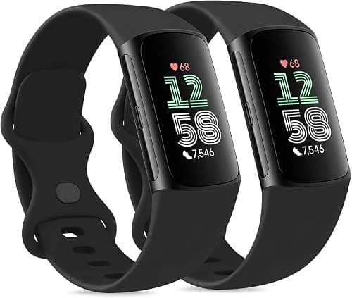 AK Sport Bands Compatible with Fitbit Charge 6 Bands/Fitbit Charge 5 Bands Women Men, Classic Soft Replacement Straps Wristbands for Fitbit Charge 6/5 Advanced Fitness & Health Tracker on Amazon.ae - Price Tracker