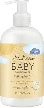 SHEA MOISTURE Baby Conditioner for Curly Hair Raw Chamomile and Argan Oil Moisturizes and Helps Detangle Delicate Curls and Coils 13 oz on Amazon.ae - Price Tracker