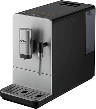 Beko CEG5311X Bean to Cup Automatic Espresso Machine with Steam Wand, Nozzle, One touch LCD control, 19 bar pressure, Removable 1.6L Water Tank - Stainless Steel on Amazon.ae - Price Tracker