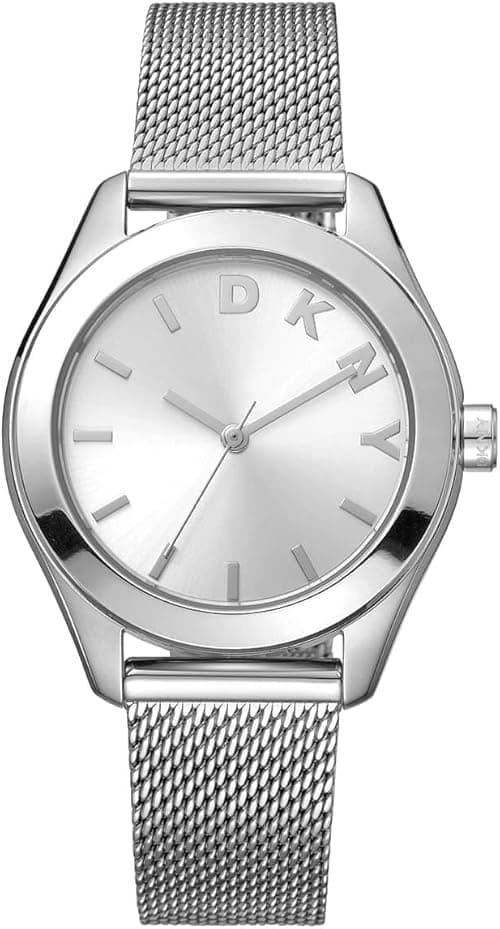 DKNY Astoria Quartz Movement Wrist Watch for Women, 34 mm Case Size, Silver on Amazon.ae - Price Tracker