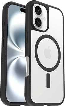 OtterBox React Series MagSafe Case for iPhone 16, Shockproof, Drop proof, Ultra-Slim, Protective Thin Case, Tested to Military Standard, Clear/Black على Amazon.ae - متتبع الأسعار
