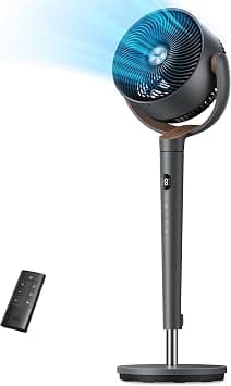 DREO Fan for Bedroom, 120° Oscillating Standing Fans, Quiet Floor Fan with DC Motor, 100ft Pedestal Fans for Room, 9 Speeds, 4 modes, 20dB, 120° Manual Vertical, 37-42" Adjustable Height, 9H Timer على Amazon.ae - متتبع الأسعار