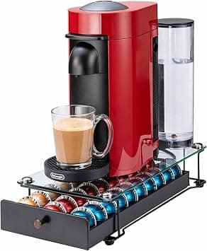 Vertuo Capsule Holder Drawer for Nespresso With Glass (Class-30 Pods), One Size on Amazon.ae - Price Tracker