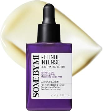 SOME BY MI Retinol Intense Reactivating Serum – 1.69oz, 50ml – Korean Bakuchiol Retinol Serum for Face Firming – Improves Signs of Aging, Minimizes Pore Size & Refines Skin Texture – Korean Skin Care on Amazon.ae - Price Tracker