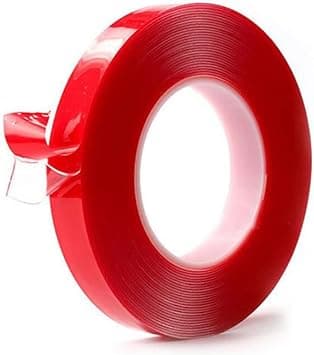 3M Heat Resistant Acrylic Double Sided Adhesive Tape Roll,Clear Sticker for Car/Cell Phone Repair,Red, 3 mx10 mmx1 mm - Best Deal Finder