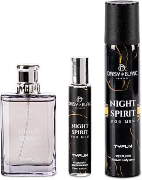 Night Spirit EDP For Men 50ML Set على Amazon.ae - متتبع الأسعار