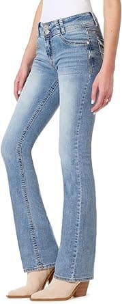 WallFlower Women's Junior Denim Luscious Curvy Bootcut Jean on Amazon.ae - Price Tracker