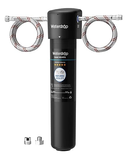 Waterdrop 15UA Under Sink Water Filter System, 2 Years Capacity, NSF/ANSI 42 Certified, Reduces PFAS, PFOA/PFOS, Lead, Chlorine, Odor, Under Counter Water Filter Direct Connect to Kitchen Faucet on Amazon.ae - Price Tracker