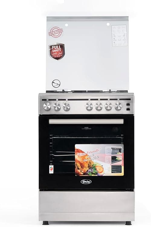 Terim 60X60 Cooker, 4 Gas Burners, Stainless Steel, Tergc66St, 1 Year Warranty على Amazon.ae - متتبع الأسعار