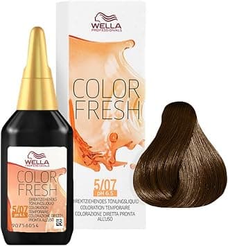 Wella Professionals Colour Fresh Semi-Permanent Hair Colour, No. 5/07 Hellbraun Natur Braun, 0.098 kg 800561057267 - Best Deal Finder