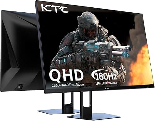 KTC 27 Inch QHD Gaming Monitor, 2K 180Hz 1ms Fast IPS Computer Monitor, HDR 1440P with Adaptive Sync, HDMI Displayport, Tilt Adjustment, VESA Compatible,H27T22C on Amazon.ae - Price Tracker